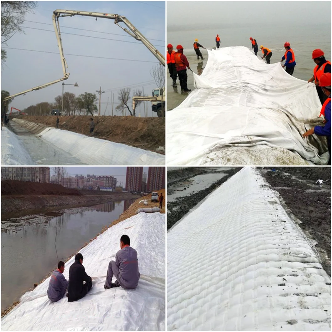 UV প্রতিরোধের PET বোনা জিওটেক্সটাইল ড্রেনেজ ফ্যাব্রিক কংক্রিটের অধীনে 200KN-50KN 0