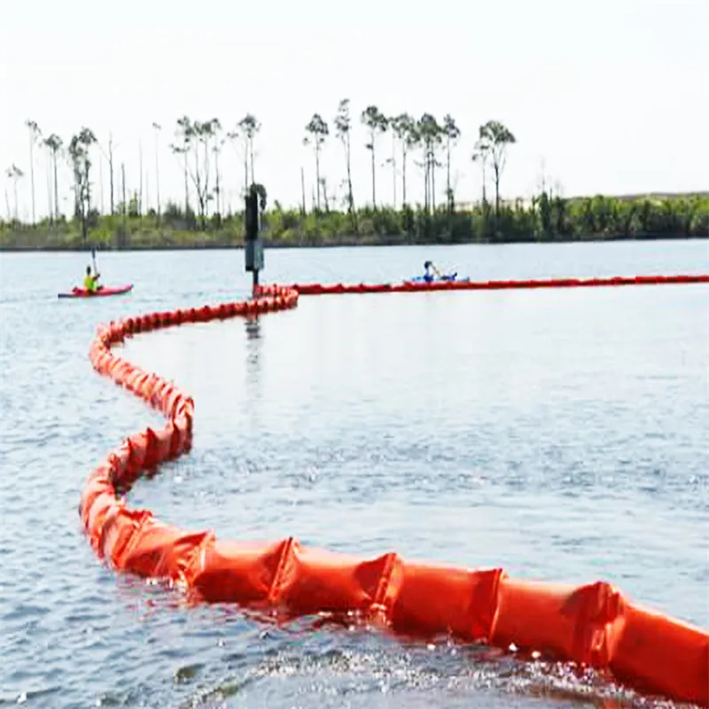 সিল্ট কার্টেন পিভিসি ভাসমান সিল্ট কার্টেন কনটেনমেন্ট বুম ইকো-বন্ধুত্বপূর্ণ তেল স্পিলিং বুম জলজ পরিবেশের জন্য ভাসমান সিল্ট কার্টেন 0