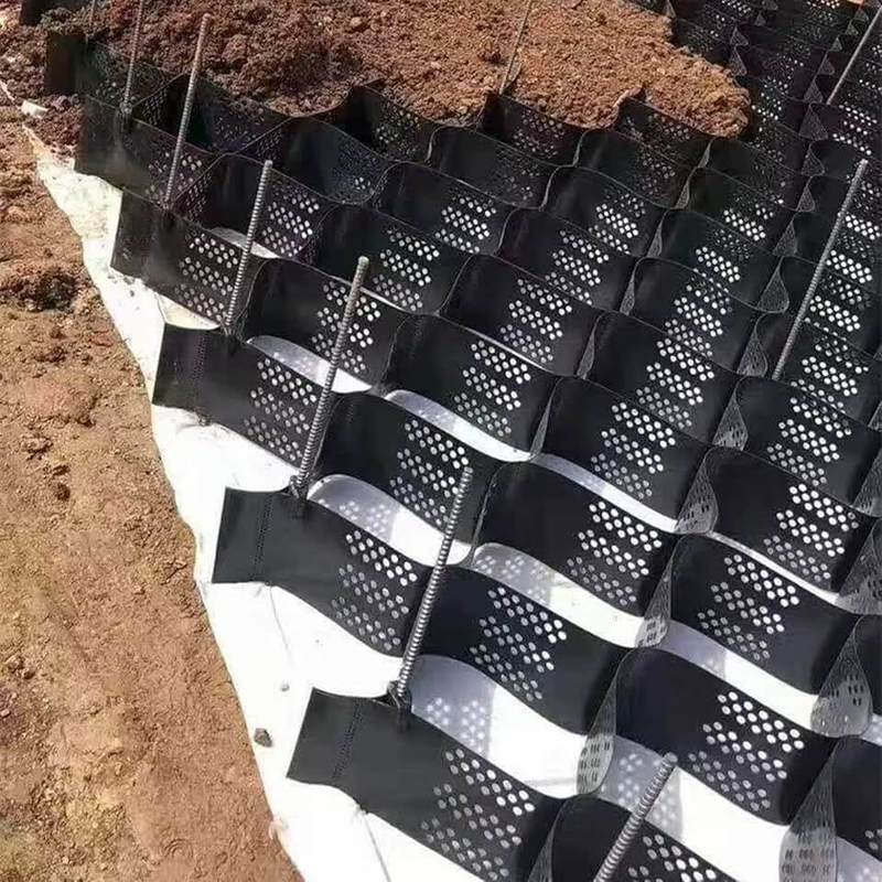 এইচডিপিই জিওসেলস সড়ক নির্মাণ, সড়কপথ স্থিতিশীলতা এবং লোড সমর্থন, নুড়ি স্থিতিশীলতা গ্রিড, এইচডিপিই জিওসেল