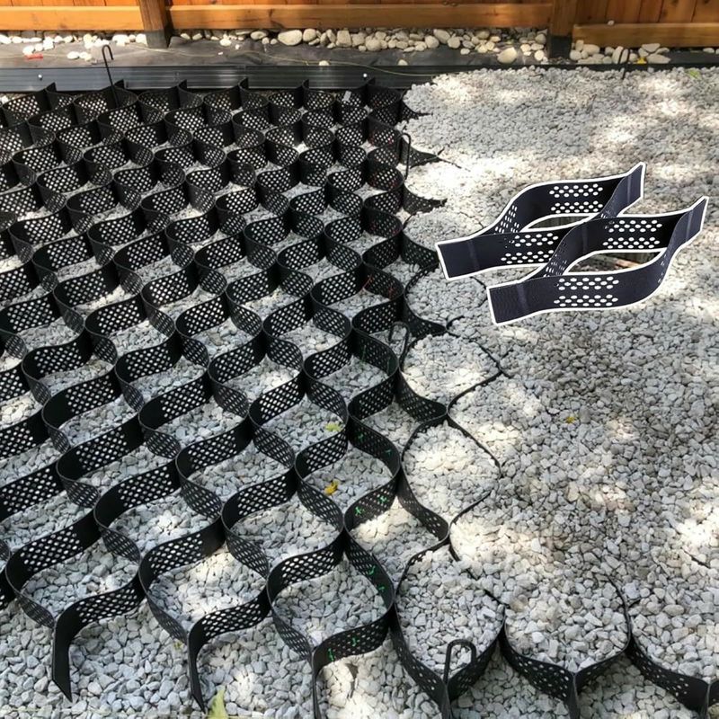 এইচডিপিই প্লাস্টিকের জিওসেল প্যাভড গ্রিড এইচডিপিই জিওসেল নরম বেসমেন্ট রিইনফোর্সমেন্টের জন্য সস্তা গ্রাউল স্ট্যাবিলাইজার জিওসেল রোড নির্মাণে