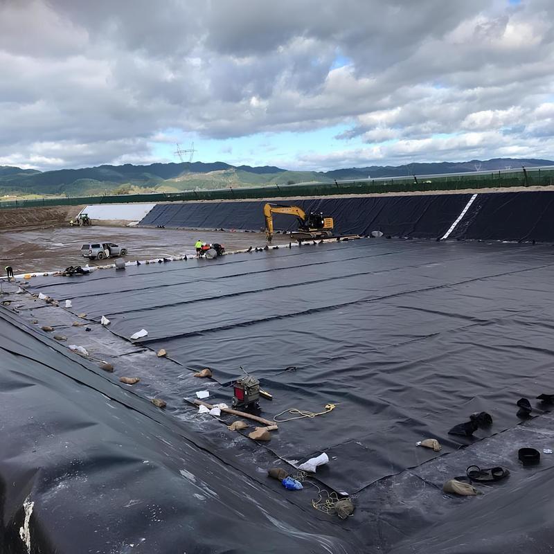 Agricultural Waterproof Geomembrane Pond Liner 1mm Geomembrane Pond Liner 0.75mm-1.5mm PVC Polyethylene Anti-UV Plastic Geomembrane Pond Liner PE Material
