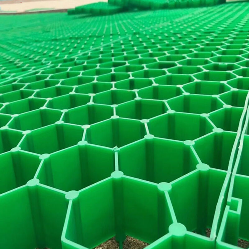 38 মিমি 48 মিমি 68 মিমি প্লাস্টিক ঘাস গ্রিড পেভার ড্রাইভওয়ে, পার্কিং লটের জন্য নুড়ি স্টেবিলাইজার গ্রিড