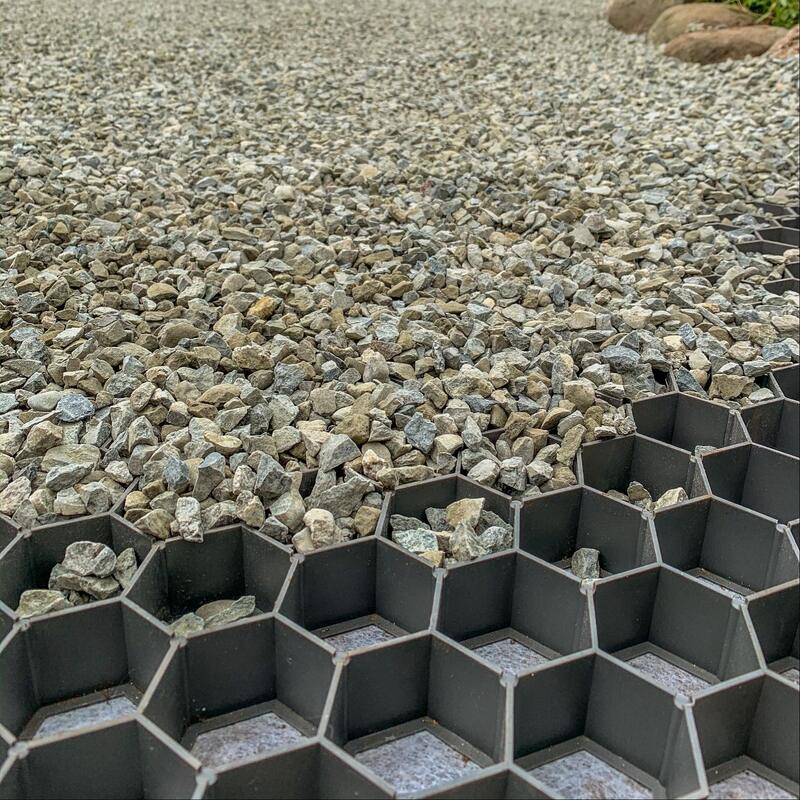 HDPE প্লাস্টিকের ঘাসের গ্রিড ঘাসের জন্য প্যাভমেন্ট পার্কিং লটগুলি ঢাল ক্ষয় নিয়ন্ত্রণ মাটি স্থিতিশীলতা পাথর পাথর এবং ল্যান্ডস্কেপিং প্লাস্টিকের ঘাসের গ্রিড